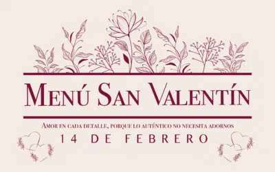 Menú San Valentín 2025